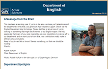 Fall 2015 English Newsletter